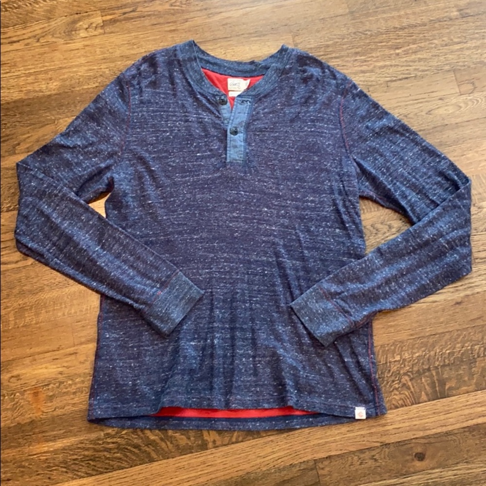 Grayers Clothiers Blue Henley